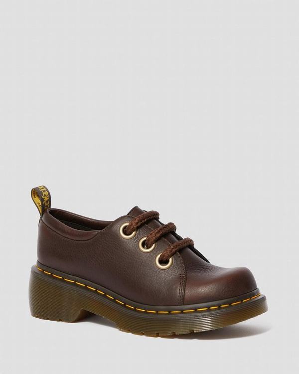 Dr Martens Dámské Polobotky Cranford Harvest Hnědé, CZ-024671